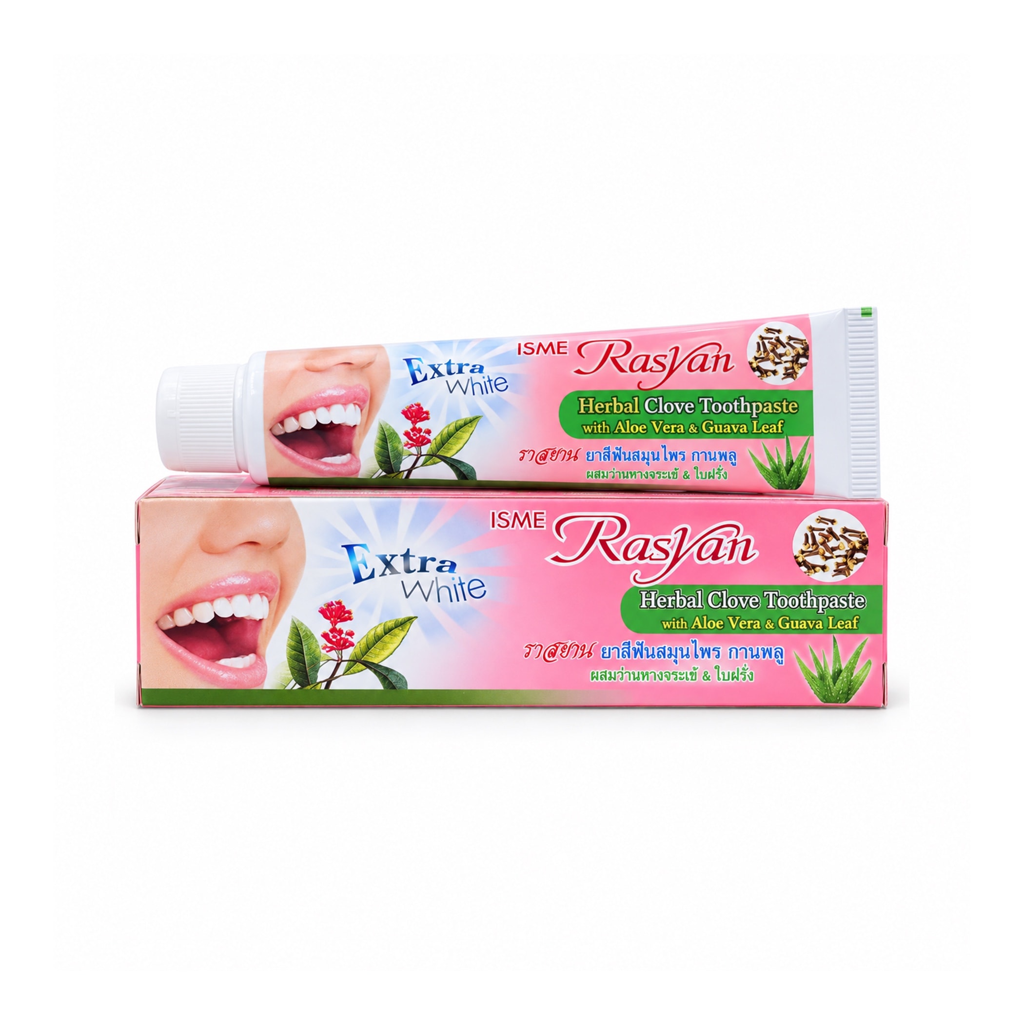 Bělicí bylinná zubní pasta Rasyan Herbal Clove Extra White