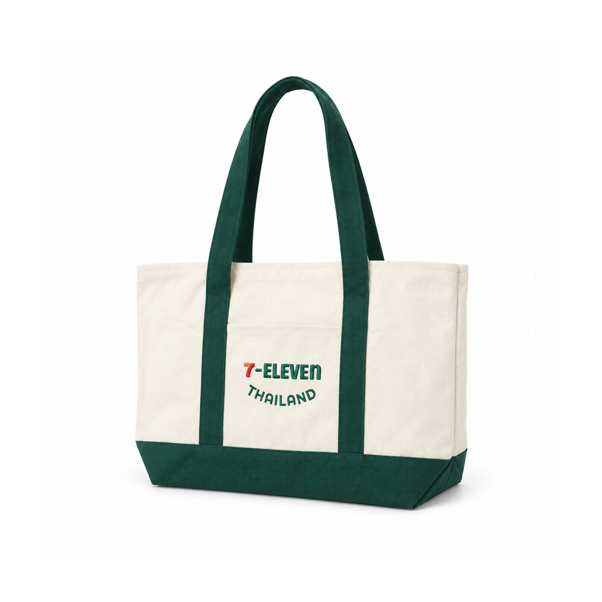 Plátěná taška 7-Eleven, velká, tmavě zelená