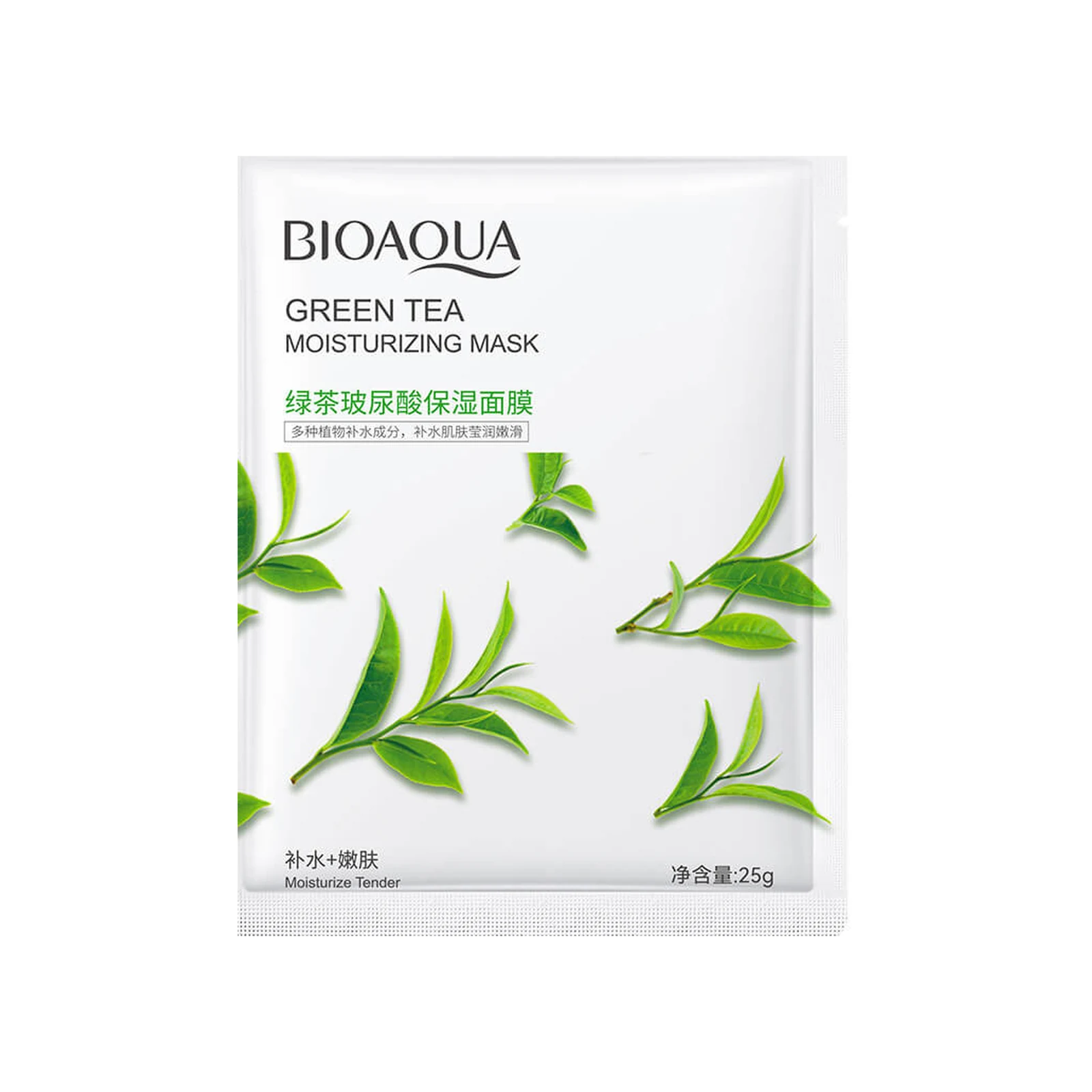 Pleťová maska BIOAQUA Green Tea, 1 ks