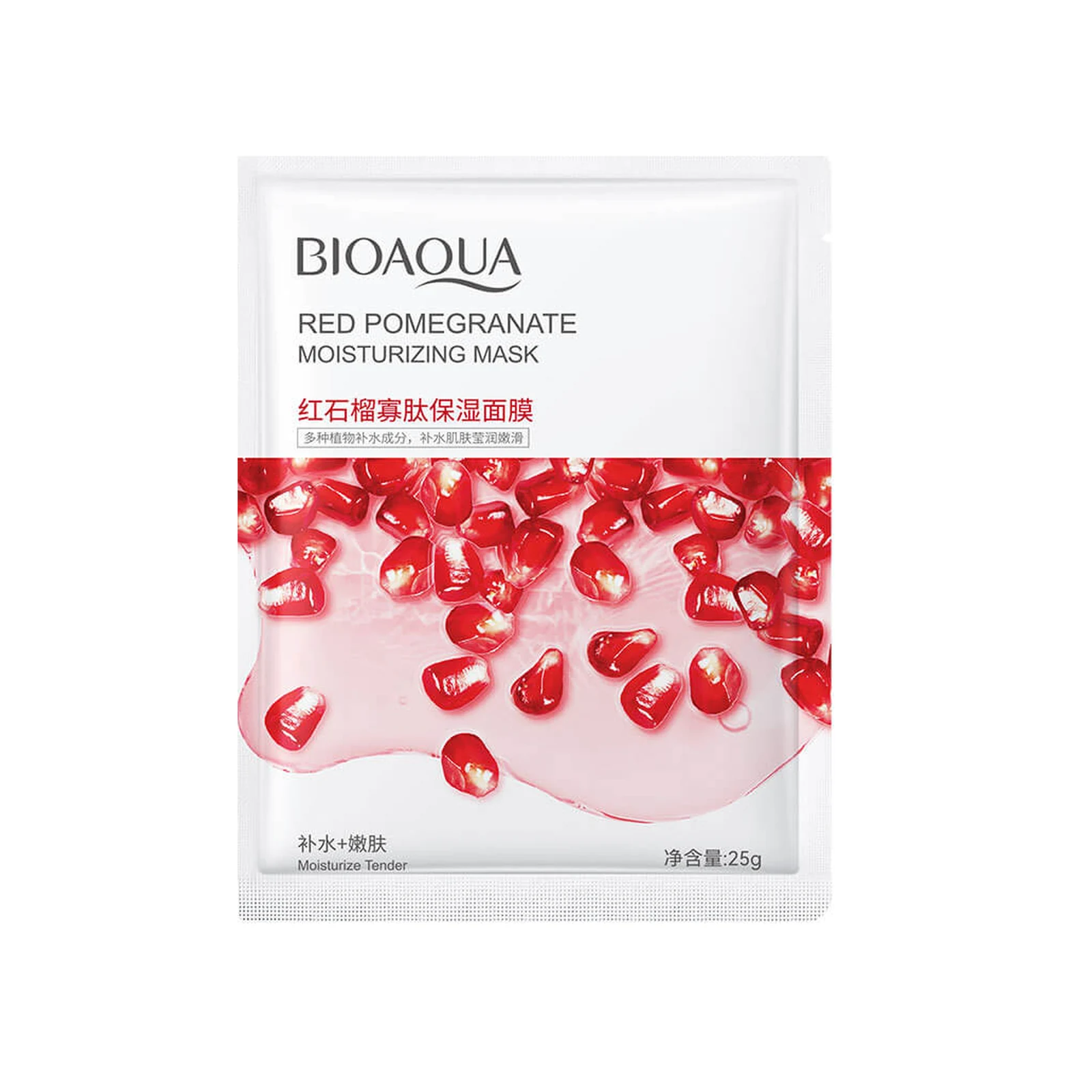 Pleťová maska BIOAQUA Red Pomegranate, 1 ks