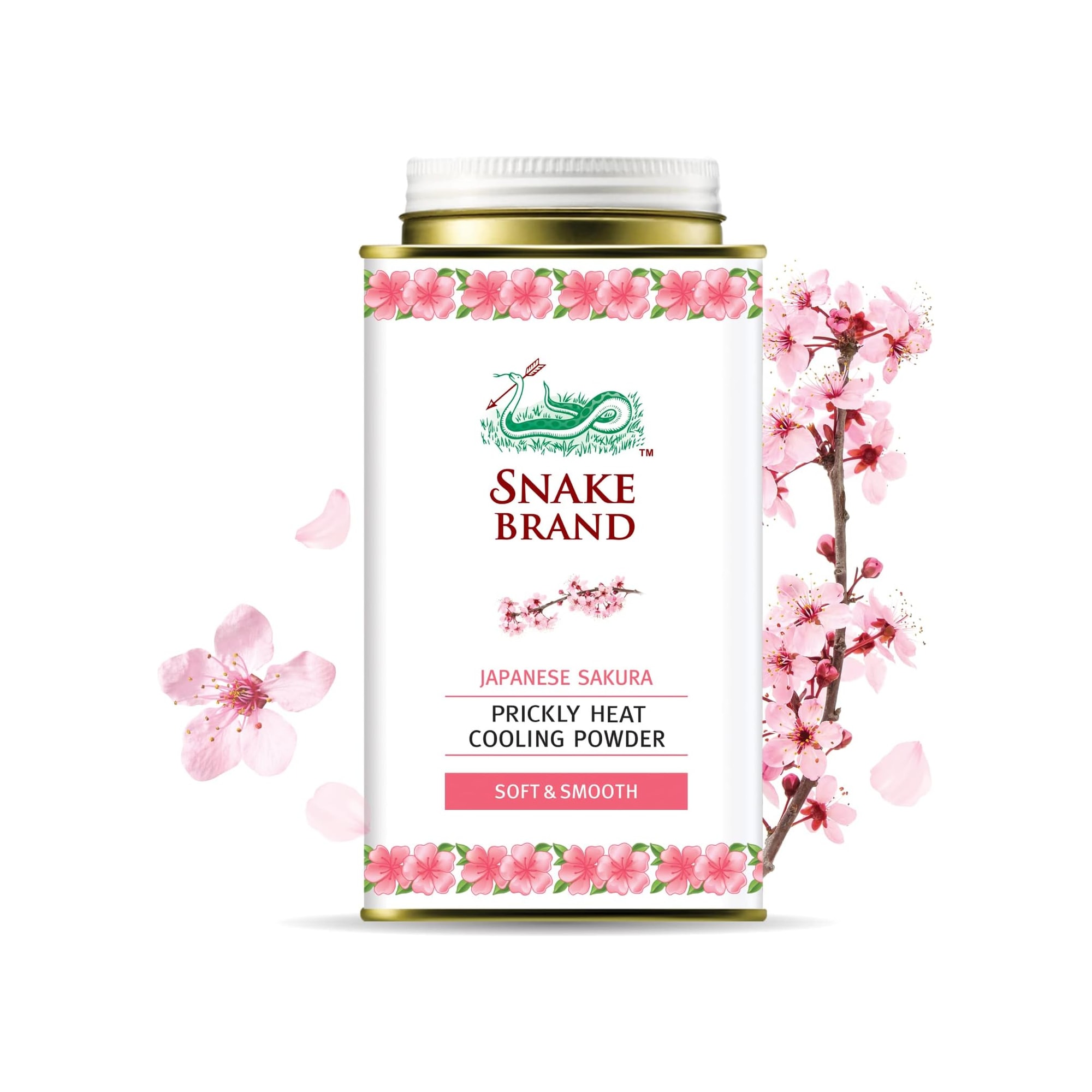 Chladivý zásyp se sakurou Snake Brand Soft & Smooth, 280 g